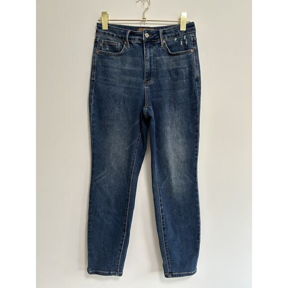 Judy Blue Denim - Judy Blue Women’s Slim Fit Dark Denim Jeans Size 7/28 Stretch